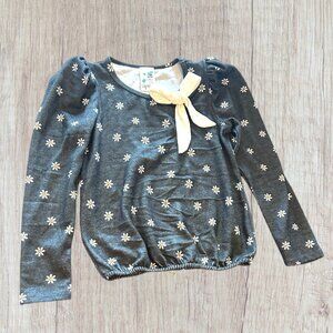 10-12 Lily Bleu Daisy Bow Top